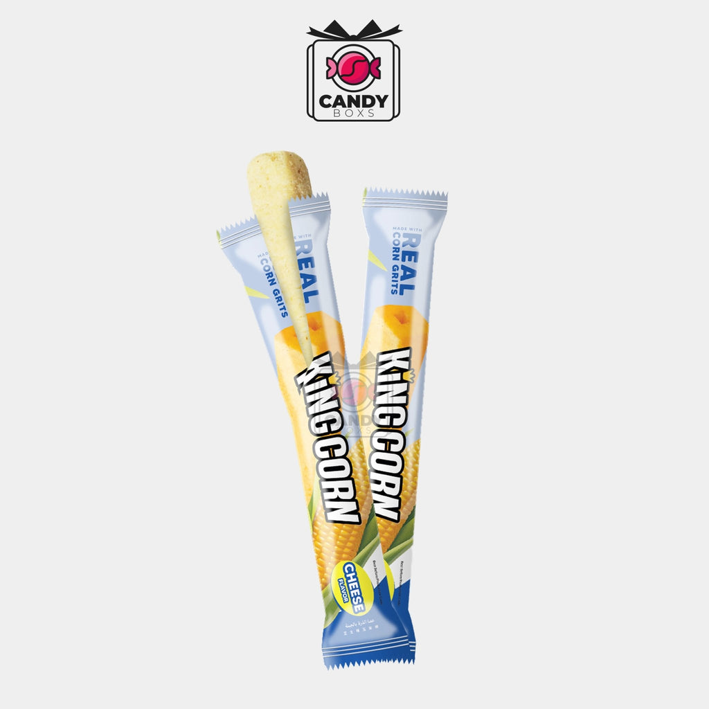 KING CORN STICKS CHEESE FLAVOR 10G - CANDY BOXS - Candyboxs