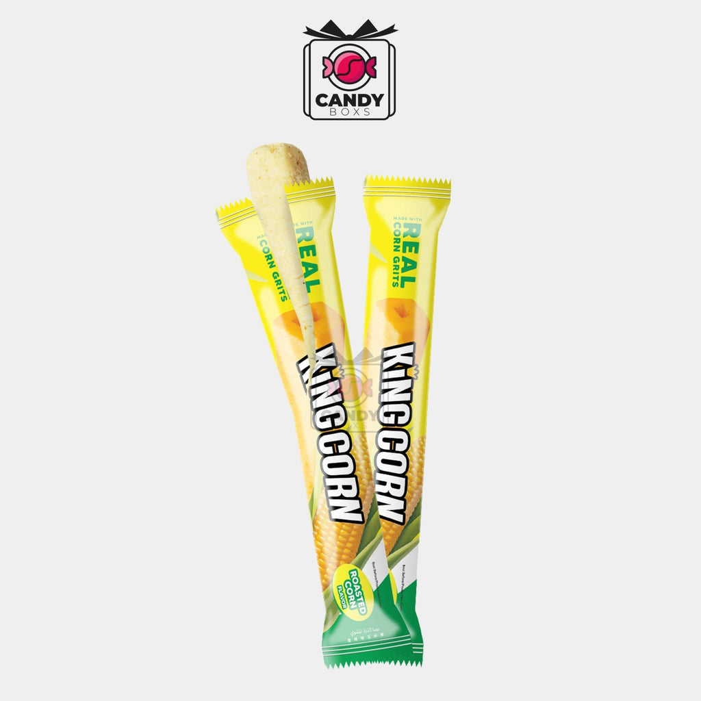 KING CORN STICKS ROASTED CORN FLAVOR 10G - CANDY BOXS - Candyboxs