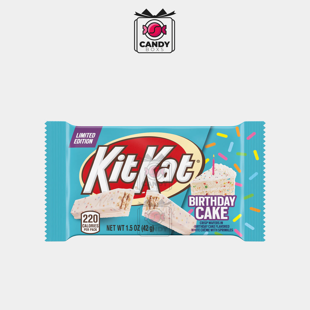 KITKAT BIRTHDAY CAKE LIMITED EDITION 42G - CANDY BOXS