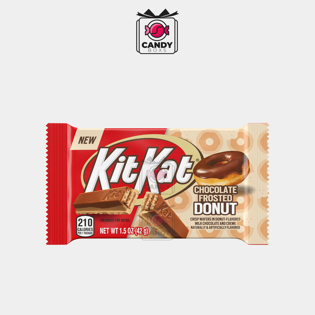 KITKAT CHOCOLATE FROSTED DONUT 42G - CANDY BOXS