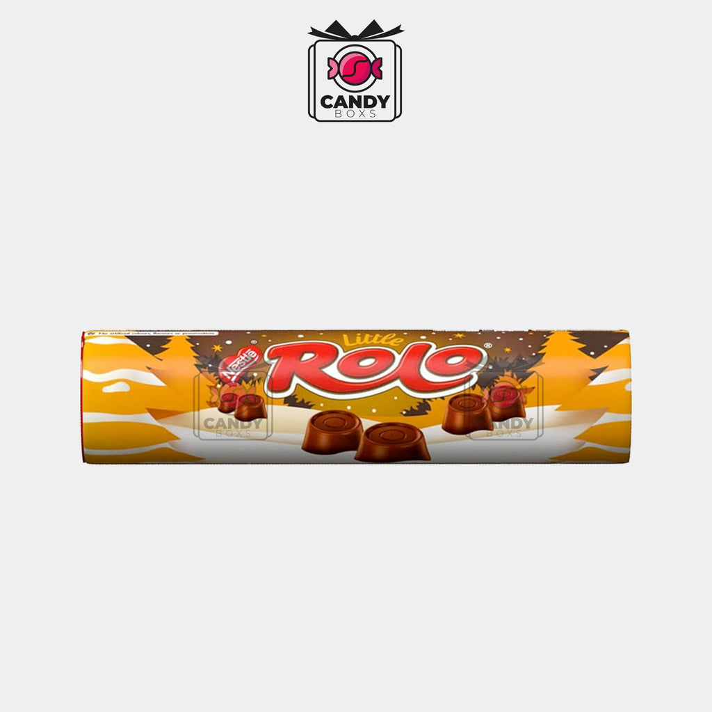 NESTLE LITTLE ROLO MILK CHOCOLATE TUBE 80G - CANDY BOXS