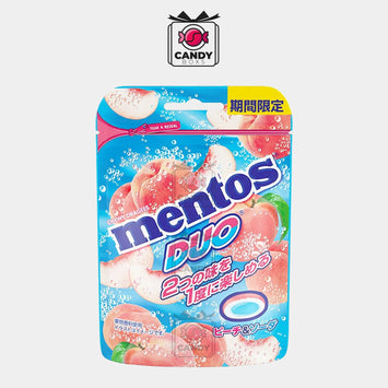 MENTOS 2 IN 1 PEACH SODA 45G - CANDY BOXS - Candyboxs