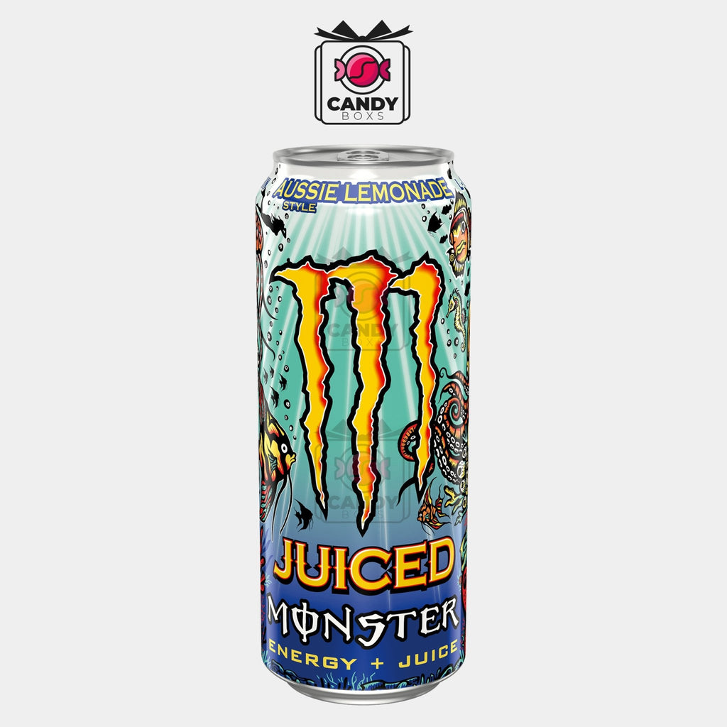 MONSTER ENERGY AUSSIE LEMONADE 500ML - CANDY BOXS - Candyboxs