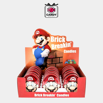NINTENDO SUPER MARIO BROS COLLECTIBLE BREAKIN' CANDY - CANDY BOXS - Candyboxs