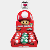 NINTENDO SUPER MARIO BROS COLLECTIBLE MUSHROOM SOUR CANDY - CANDY BOXS - Candyboxs