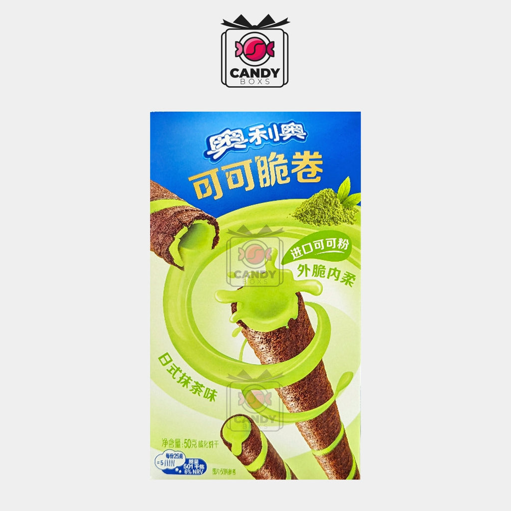 OREO WAFFER ROLL MATCHA - CANDY BOXS - Candyboxs