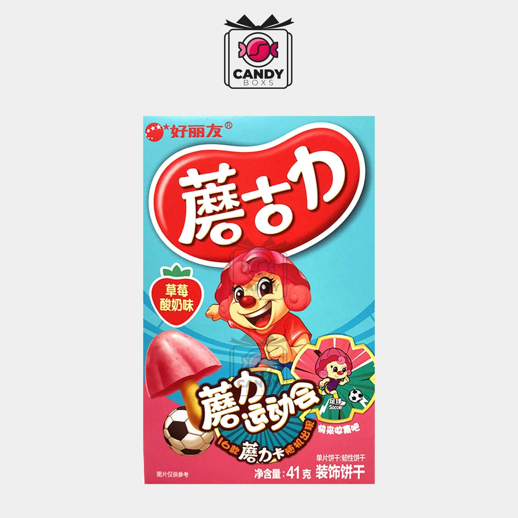 ORION COOKIE CHOCO STRAWBERRY YOGHURT 41G - CANDY BOXS - Candyboxs