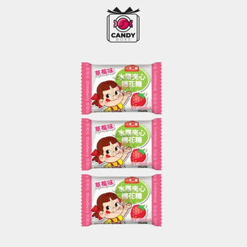 PEKO STUFFED MARSHMALLOW WITH STRAWBERRY FILLING X3 - CANDY BOXS - Candyboxs