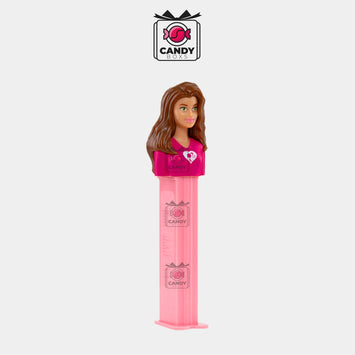 PEZ DISPENSER BARBIE BROWN HAIR (BARBIE) - CANDY BOXS - Candyboxs