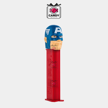PEZ DISPENSER CAPTAIN AMERICA (MARVEL) - CANDY BOXS - Candyboxs