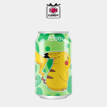 QDOL SPARKLING WATER DRINK POKEMON LEMON FLAVOR 330ML - CANDY BOXS - Candyboxs