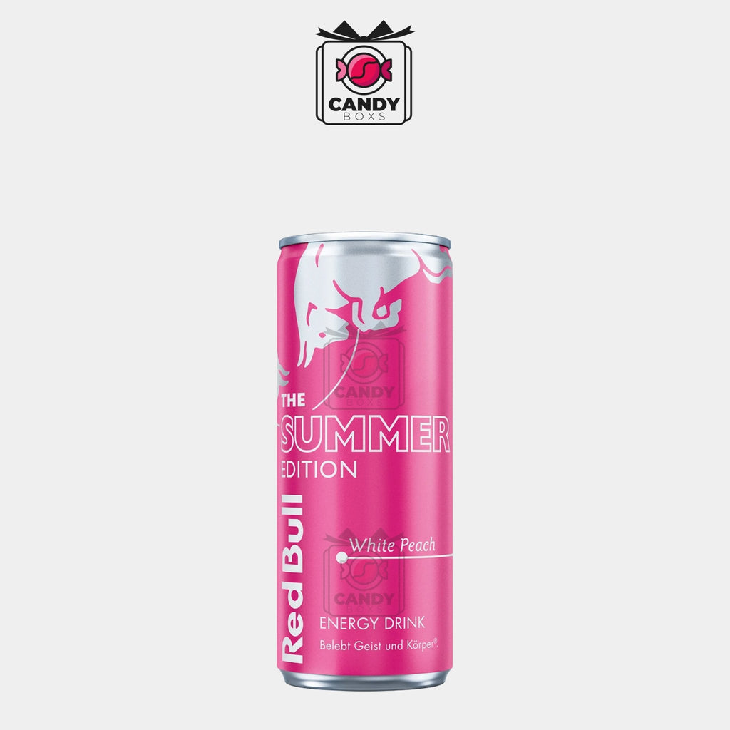 RED BULL THE SUMMER EDITION WHITE PEACH 255ML - CANDY BOXS - Candyboxs