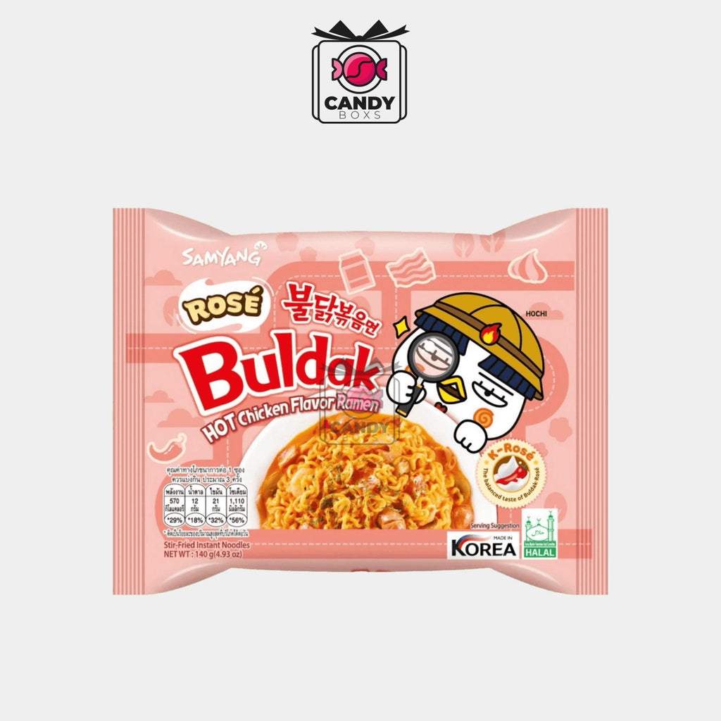 SAMYANG BULDAK ROSÉ HOT CHICKEN RAMEN (HALAL) - CANDY BOXS - Candyboxs