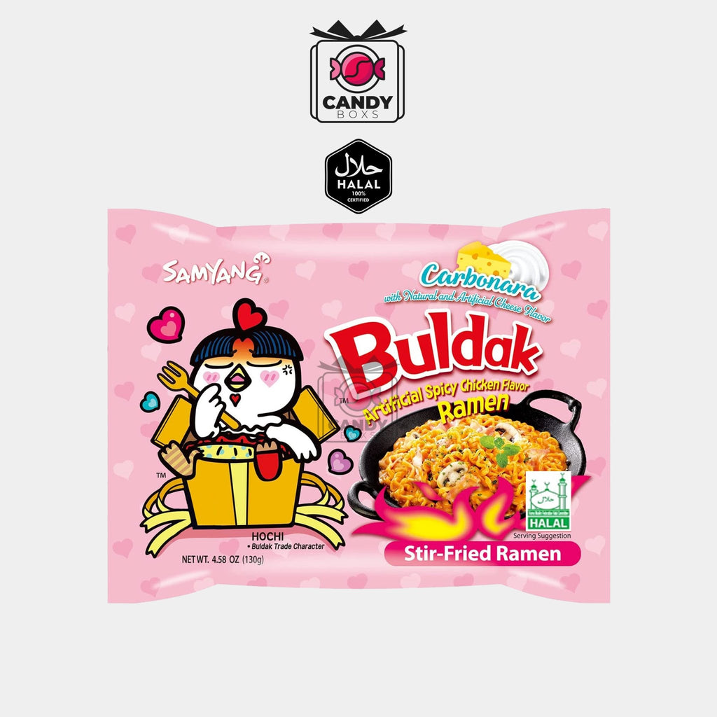 SAMYANG NOODLES CARBONARA FLAVOR RAMEN (HALAL) - CANDY BOXS - Candyboxs