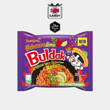 SAMYANG NOODLES HABANERO FLAVOR RAMEN (HALAL) - CANDY BOXS - Candyboxs