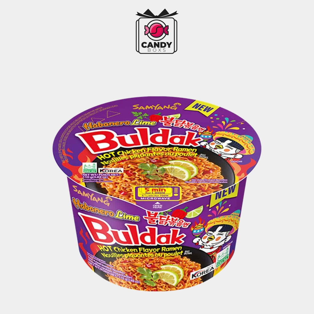 SAMYANG NOODLES HOT CHICKEN HABANERO LIME RAMEN 105G - CANDY BOXS - Candyboxs