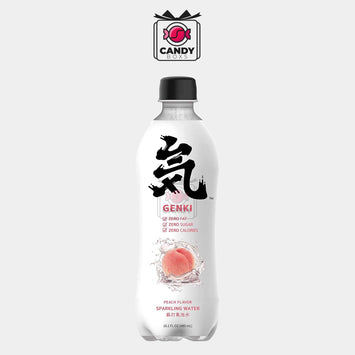 SODA WATER WITH WHITE PEACH FLAVOR 480ML - CANDY BOXS - Candyboxs