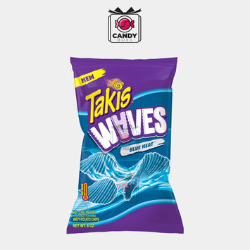 TAKIS WAVES BLUE HEAT 71G - CANDY BOXS - Candyboxs