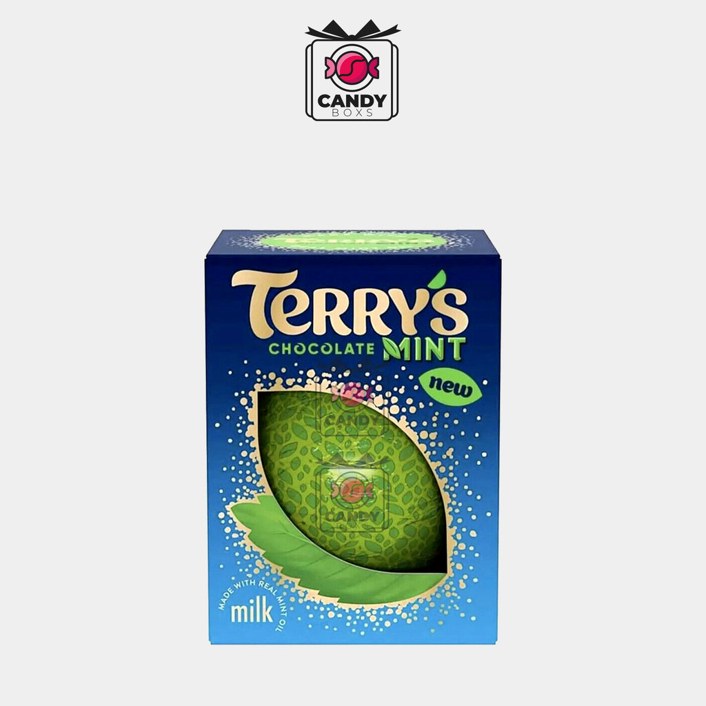 TERRY'S CHOCOLATE MINT FLAVORED MILK CHOCOLATE 145G - CANDY BOXS