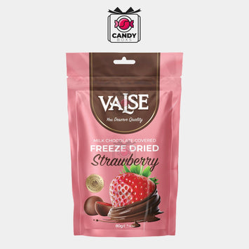 VALSE FREEZE DRIED STRAWBERRY & MILK CHOCOLATE 80G - CANDY BOXS - Candyboxs