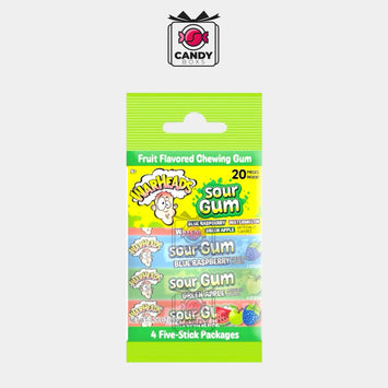 WARHEADS SOUR CHEWING GUM 20PCS - CANDY BOXS - Candyboxs