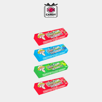 WARHEADS SOUR CHEWING GUM 20PCS - CANDY BOXS - Candyboxs