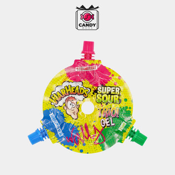 WARHEADS SUPER SOUR TRIO GEL - CANDY BOXS - Candyboxs