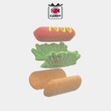 YAMMIEZ SOUR HOT DOG XL MARSHMALLOW - CANDY BOXS - Candyboxs