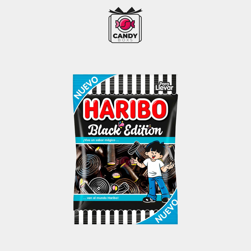 HARIBO BLACK EDITION 100G - CANDY BOXS