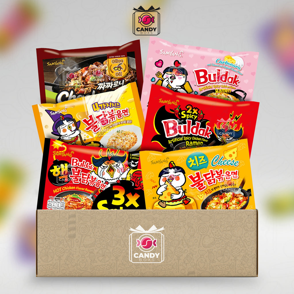 BOX SAMYANG NOODLES - CANDY BOXS