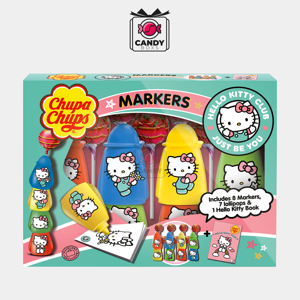 CHUPA CHUPS MARKERS HELLO KITTY CLUB - CANDY BOXS