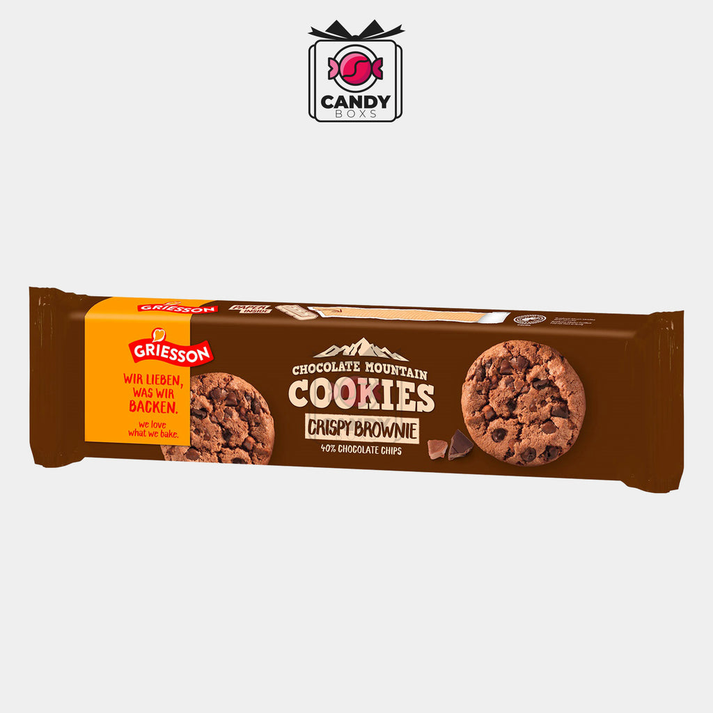 GRIESSON COOKIES CRISPY BROWNIE 150G  - CANDY BOXS
