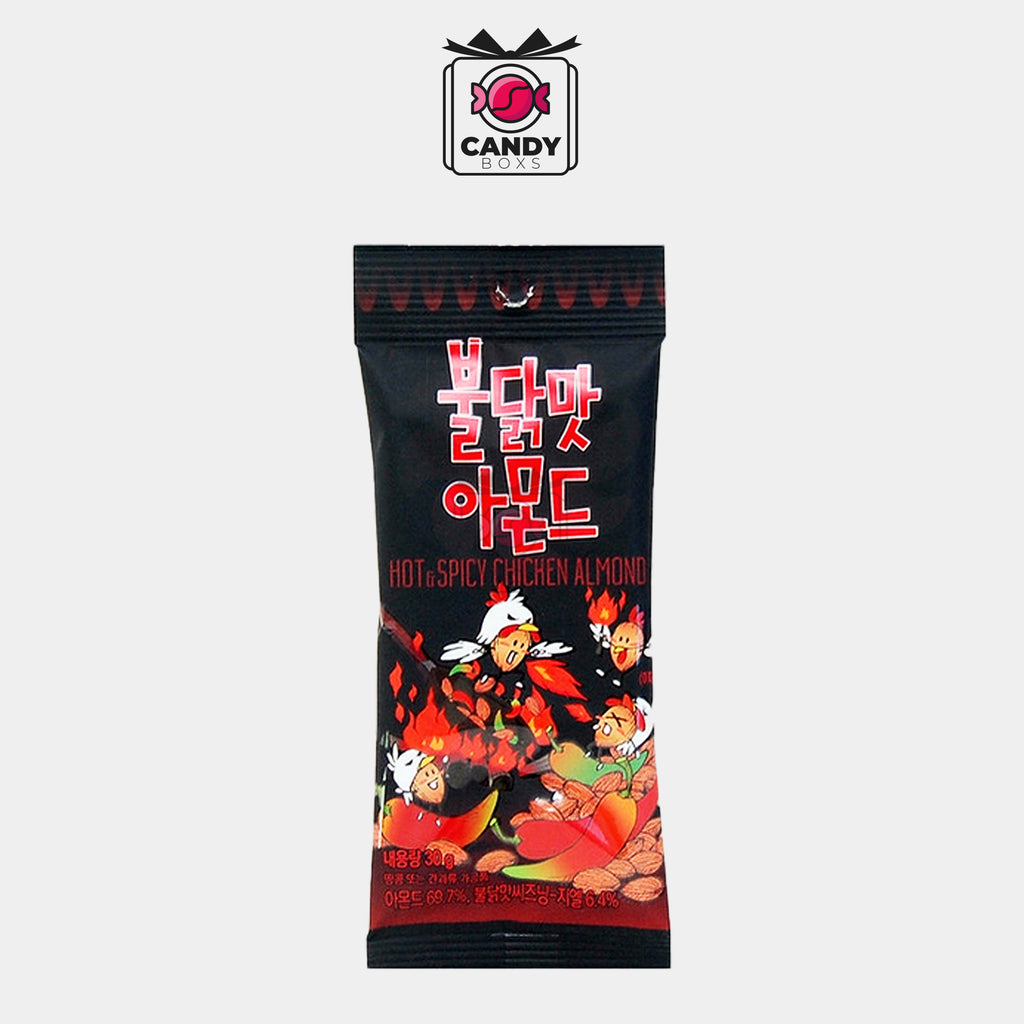 HBAF HOT & SPICY ALMOND  35G - CANDY BOXS