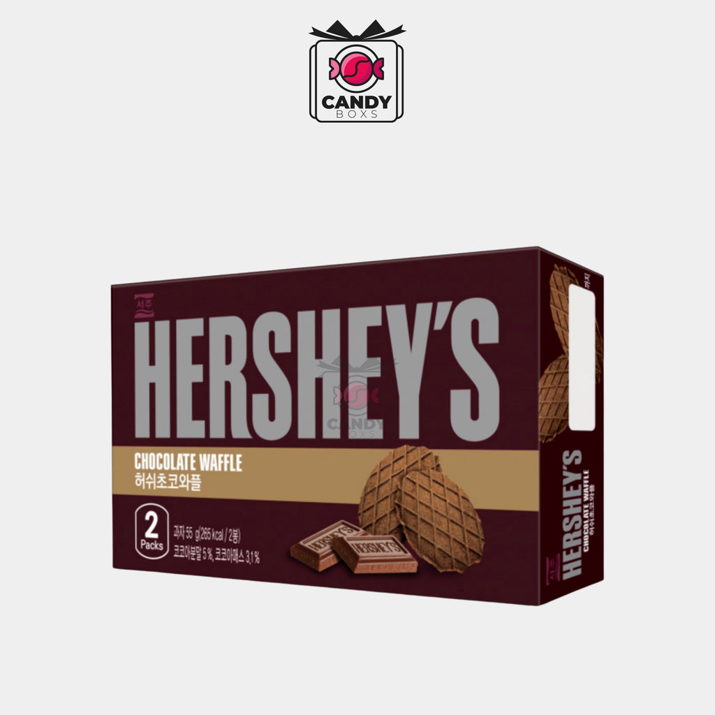 HERSHEY'S CHOCOLATE WAFFLE 55G - CANDY BOXS