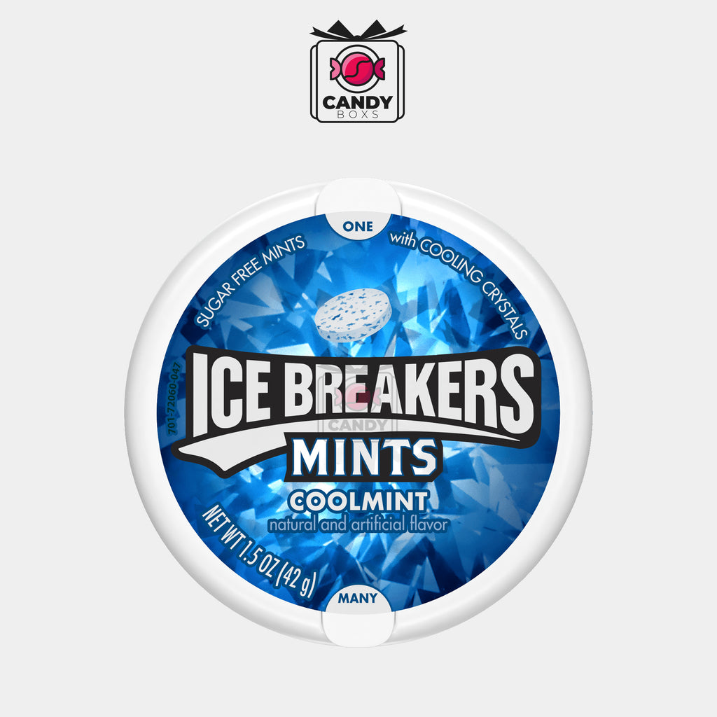 ICE BREAKERS MINTS COOLMINT (SANS SUCRE) - CANDY BOXS