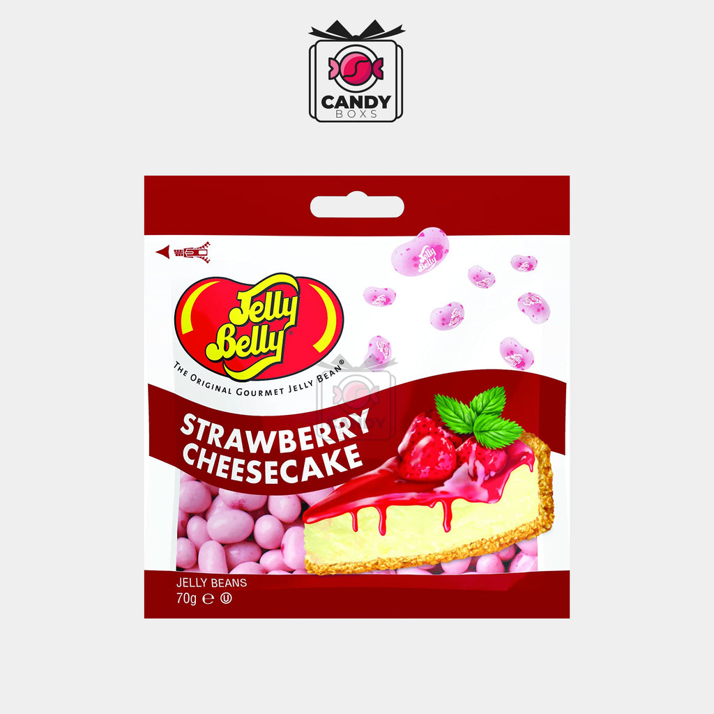 JELLY BELLY STRAWBERRY CHEESECAKE  70G - CANDY BOXS