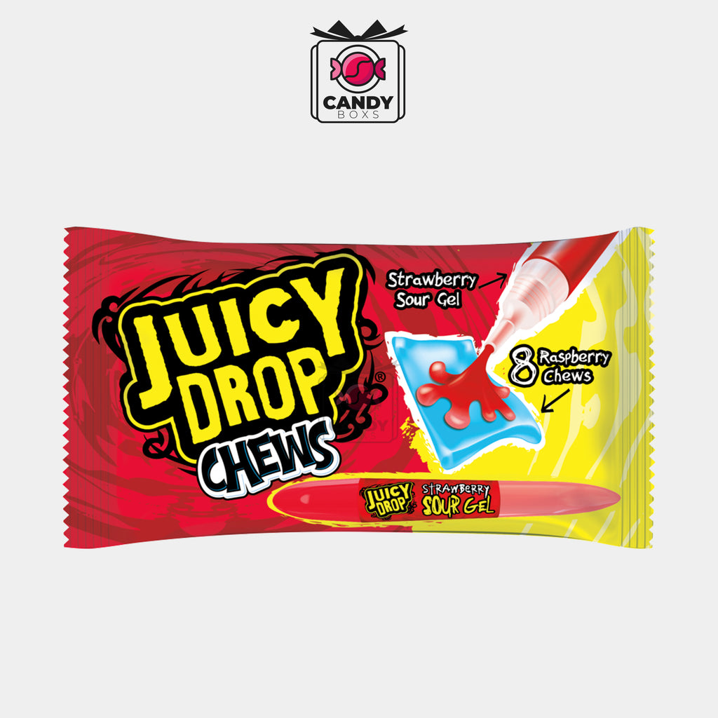 JUICY DROP CHEWS STRAWBERRY - CANDY BOXS
