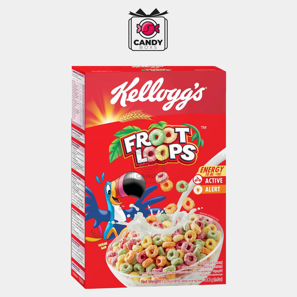KELLOGG’S CÉRÉALES FROOT LOOPS 375G - CANDY BOXS