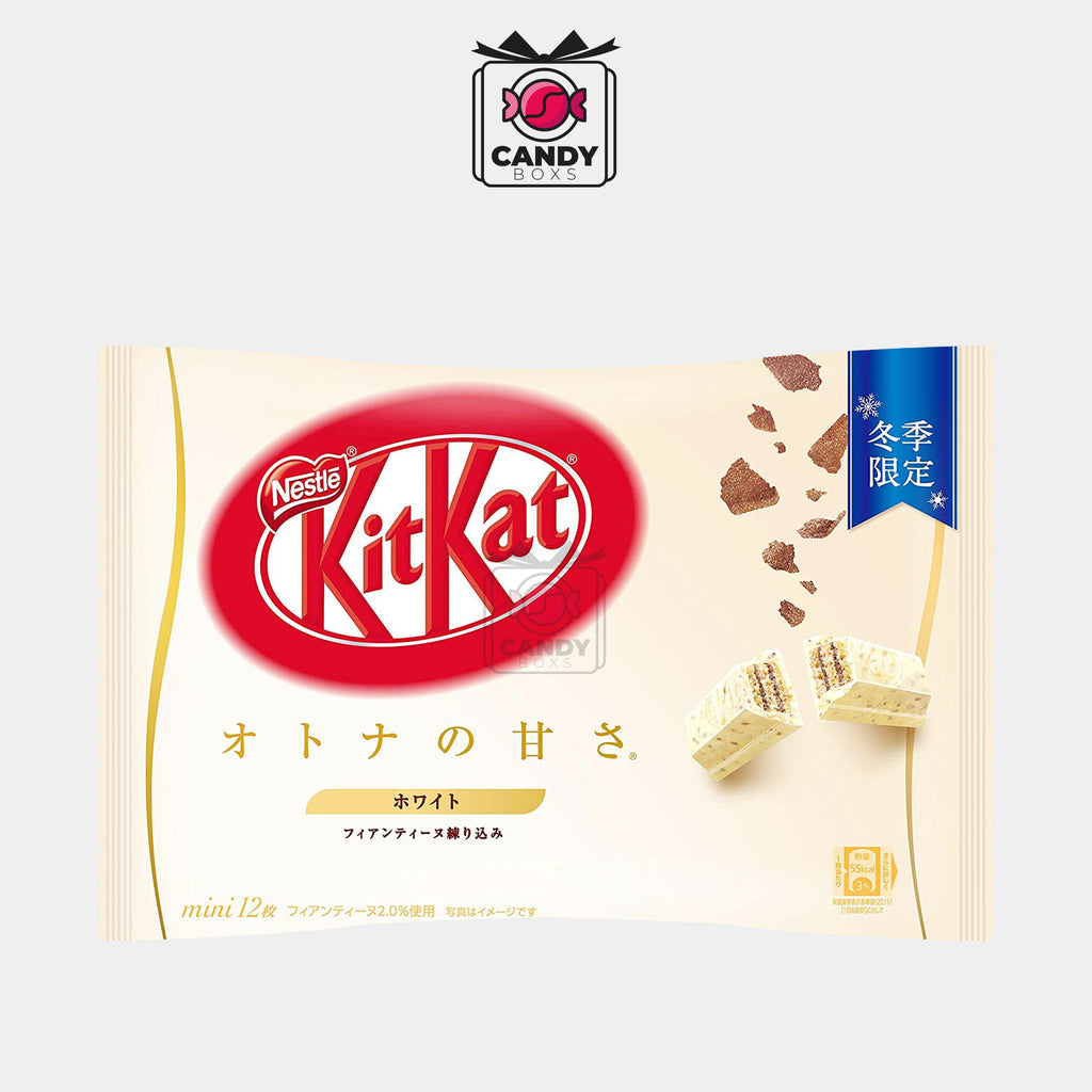 KITKAT MINI WHITE CHOCOLATE 10PC - NESTLE - CANDY BOXS