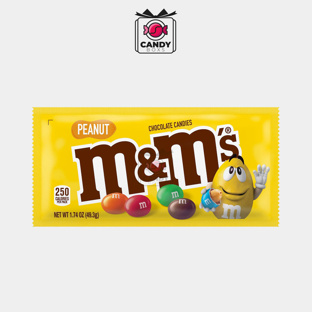 M&M'S PEANUT 45G - CANDY BOXS