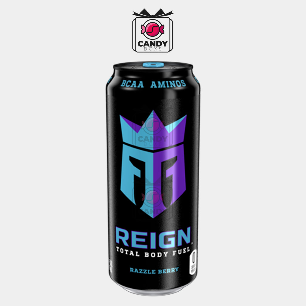 REIGN RAZZLE BERRY ENERGY DRINK 500ML - CANDY BOXS