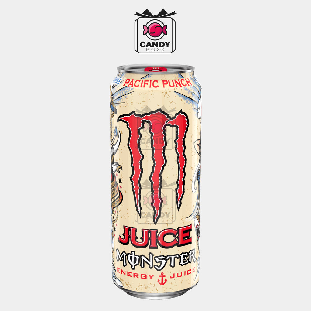 MONSTER ENERGY JUICE PACIFIC PUNCH 500ML - CANDY BOXS