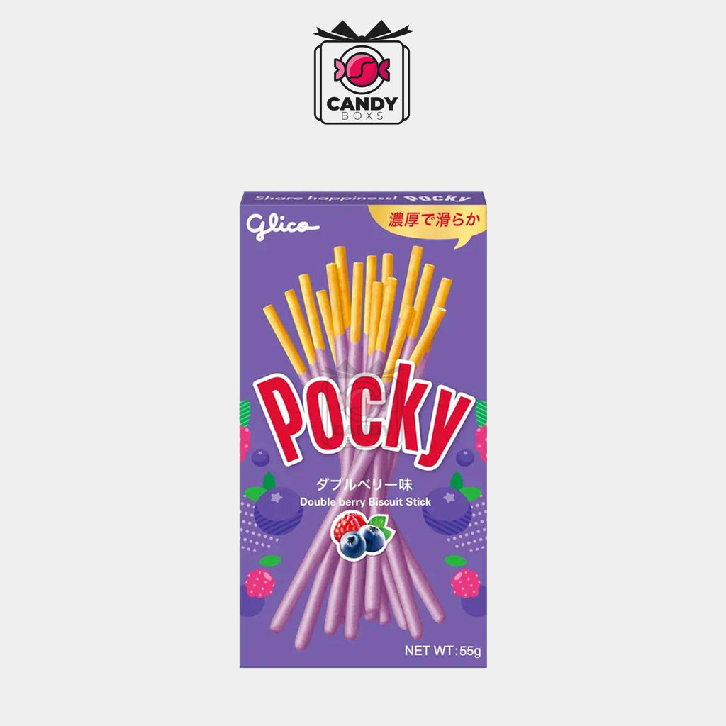 POCKY DOUBLE BERRY 55G - CANDY BOXS