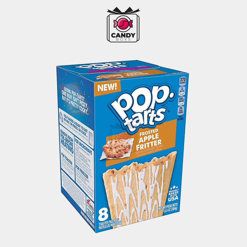 POP TARTS FROSTED APPLE FRITTER X8 - CANDY BOXS