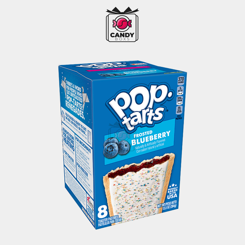 POP TARTS FROSTED BLUEBERRY X8 - CANDY BOXS