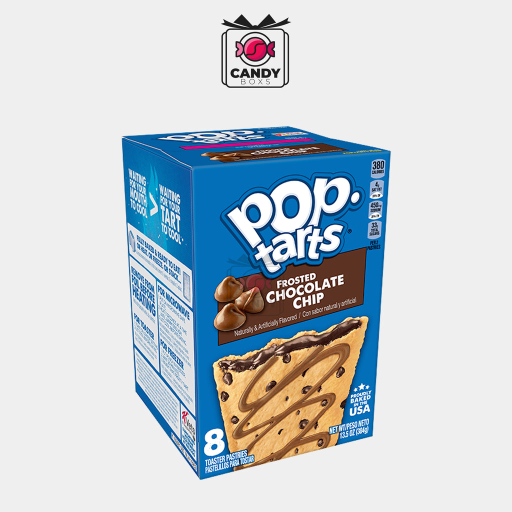 POP TARTS FROSTED CHOCOTE CHIP X8 - CANDY BOXS