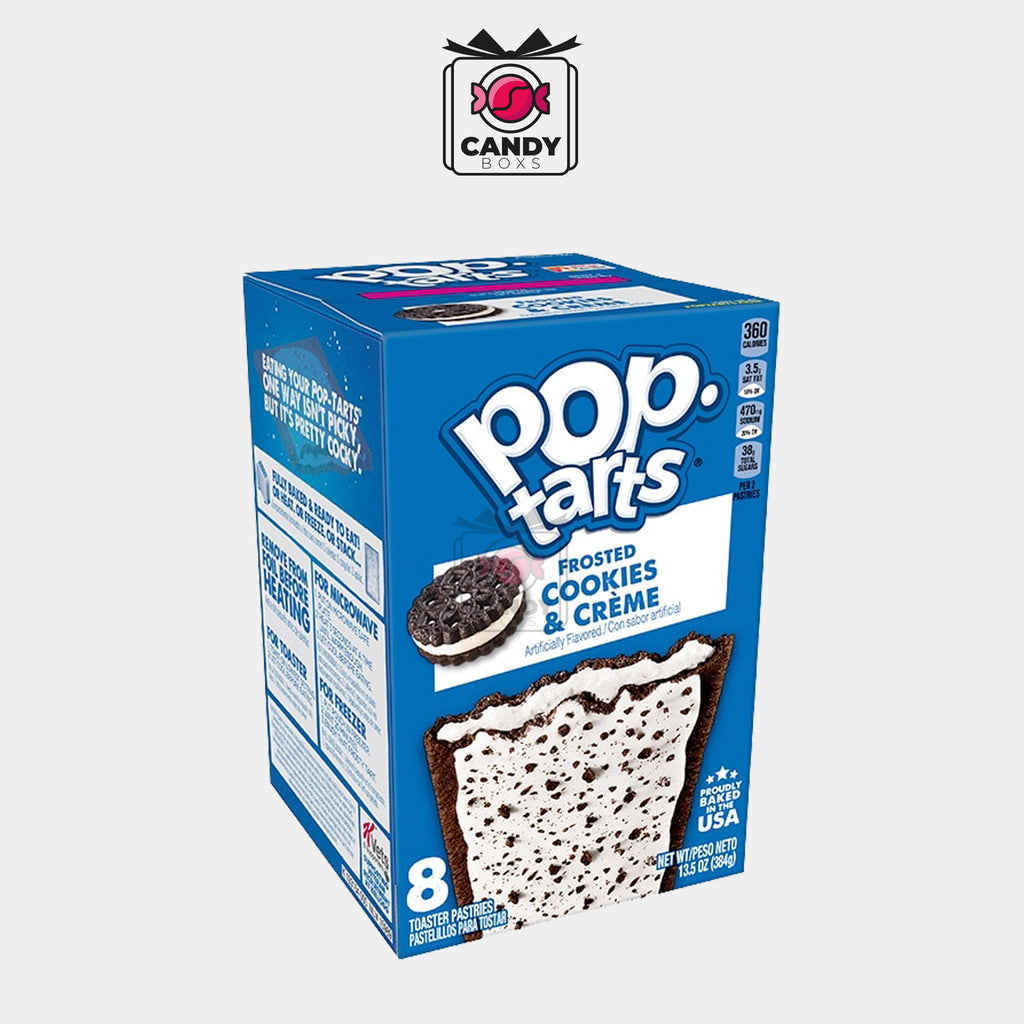 POP TARTS FROSTED COOKIES & CRÈME X8 - CANDY BOXS