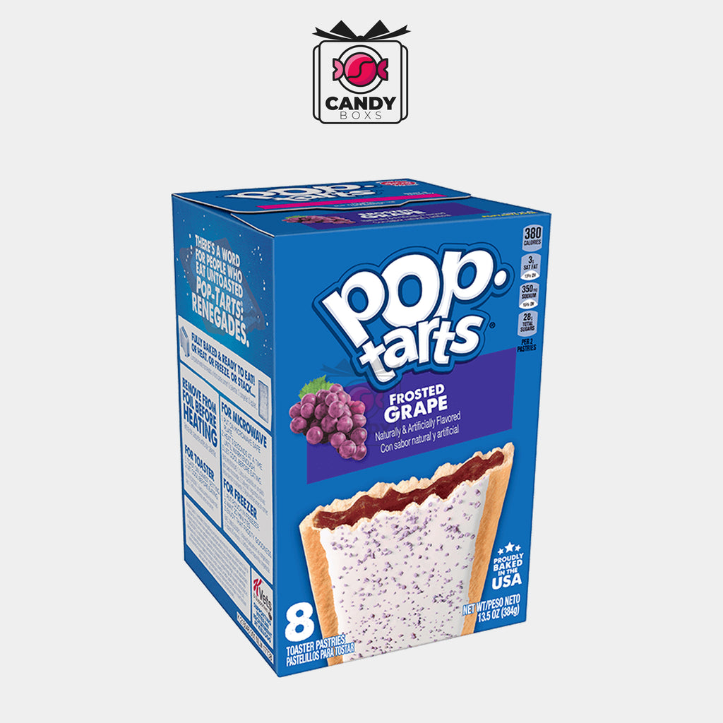POP TARTS FROSTED GRAPE X8 - CANDY BOXS