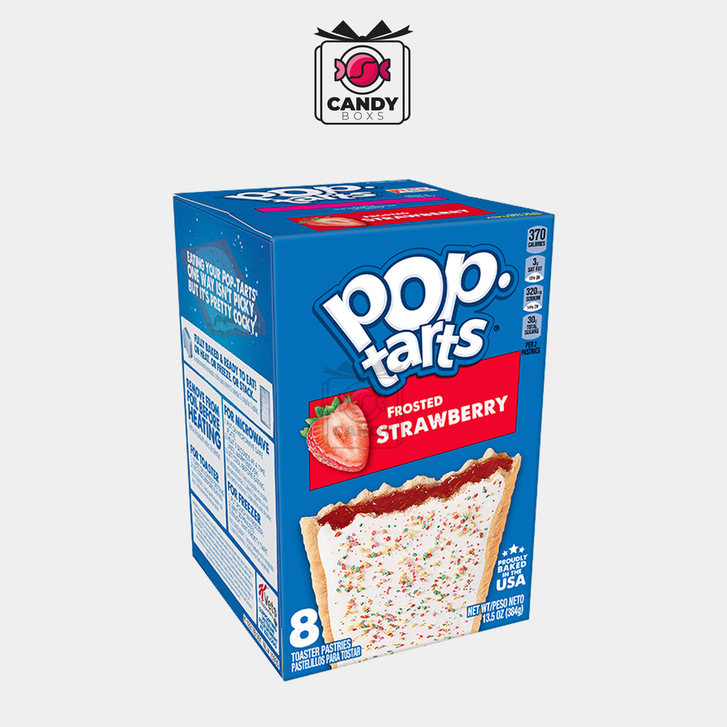 POP TARTS FROSTED STRAWBERRY X8 - CANDY BOXS