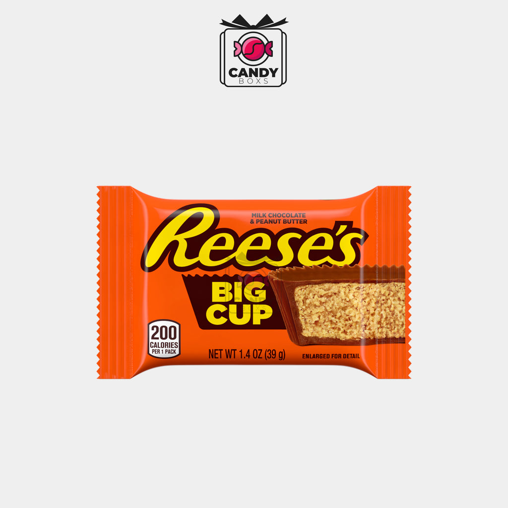REESE'S BIG CUP PEANUT BUTTER 39G - CANDY BOXS